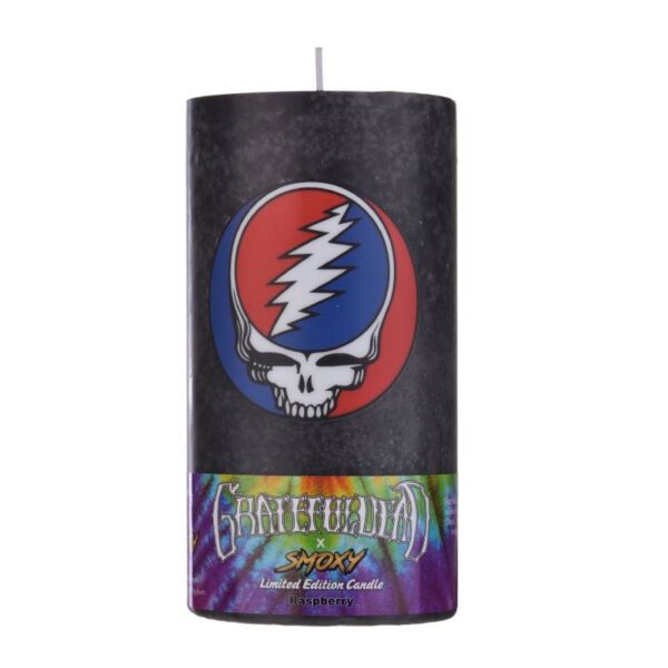 Grateful Dead Candle Steal Your Face Raspberry 24oz