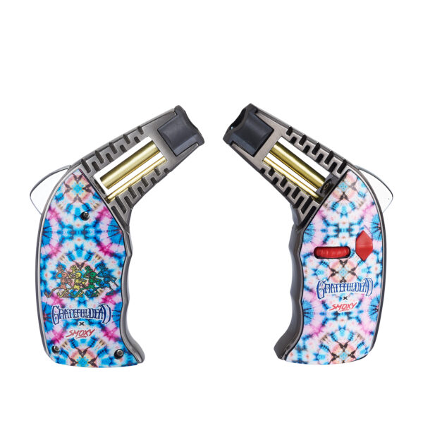 Grateful Dead Thrust Torch Blue Tie-Dye Dancing Skeletons
