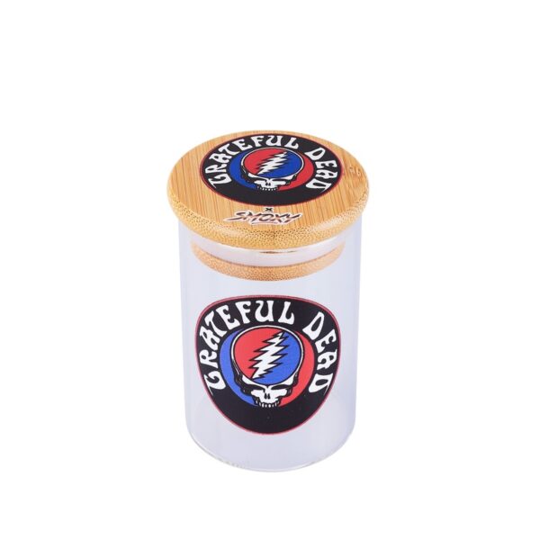 Grateful Dead Glass Stash Jar Steal Your Face
