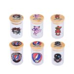 Grateful Dead Glass 7g Stash Jar 6 pc Set - Image 2