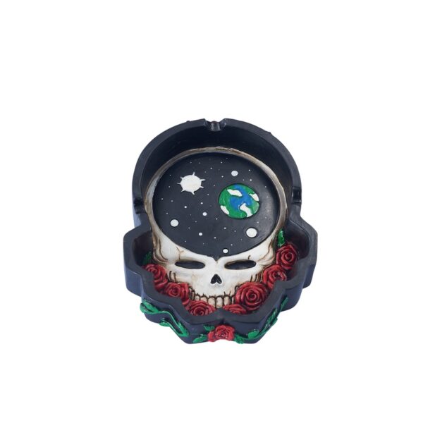 Grateful Dead Skull Ashtray Space Your Face Black