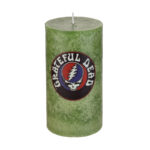 Grateful Dead Candle Steal Your Face Kiwi 24oz - Image 3