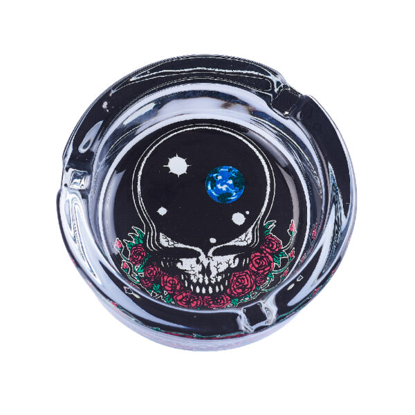 Grateful Dead Glass Ashtray Space Your Face