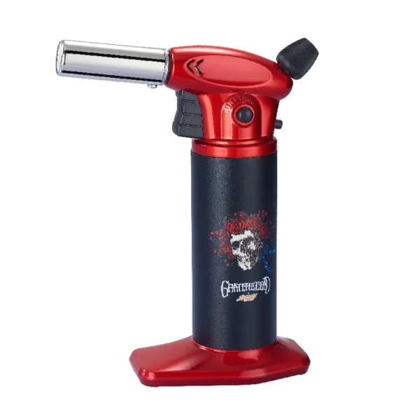 Grateful Dead Vulcan Torch with Collector Tin Bertha Red