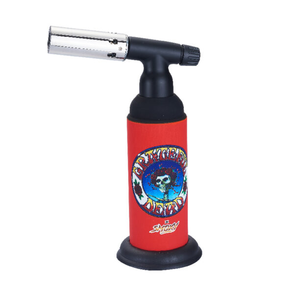 Grateful Dead Dragon Torch with Collector Tin Bertha Red
