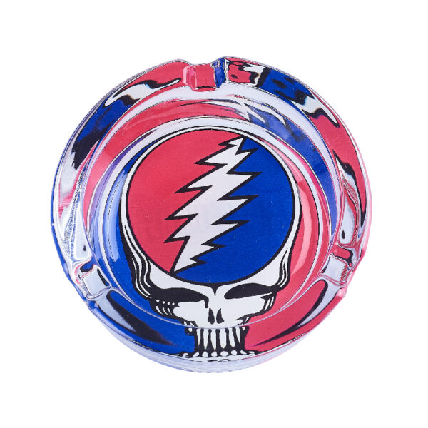 Grateful Dead Glass Ashtray Steely